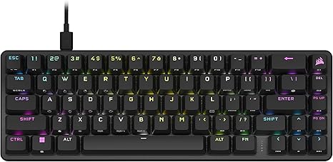 Corsair K65 PRO RGB Mini Optical Gaming Keyboard - Black