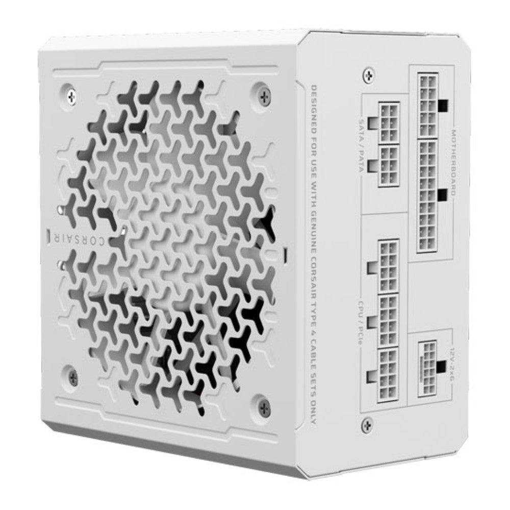 Corsair RMe Series™ RM850e – Fully Modular Low-Noise ATX Power Supply – White