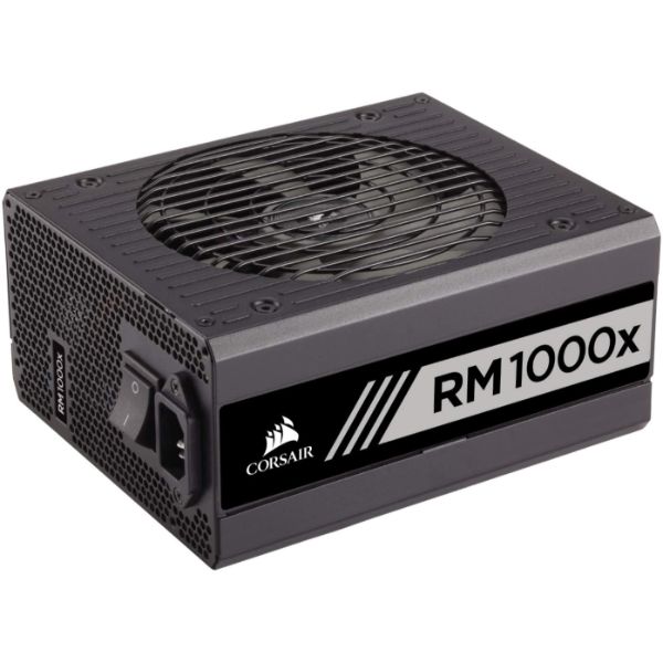 Corsair RMx Series, RM1000x, 1000 Watt, 80+ Gold Certified, Fully Modular Power Supply