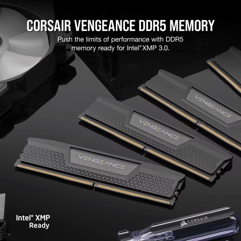 Corsair VENGEANCE® 32GB DDR5 DRAM 6000MT/s CL36 Memory Kit — Black