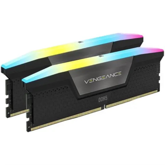 Corsair Vengeance RGB 32GB (2x16GB) DDR5 DRAM 5200MHz Desktop Memory - Black - PakByte Computers 