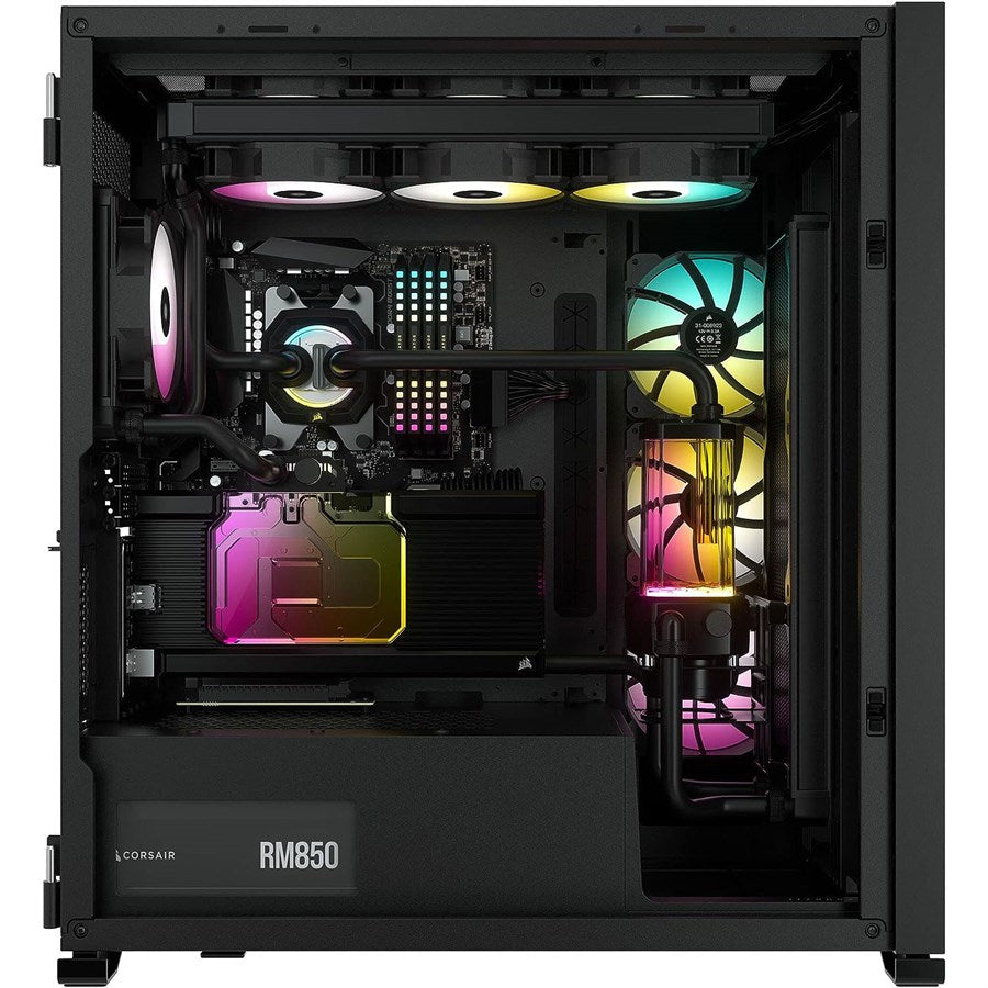 Corsair iCUE 7000X RGB Tempered Glass Full-Tower ATX PC Case — Black - PakByte  