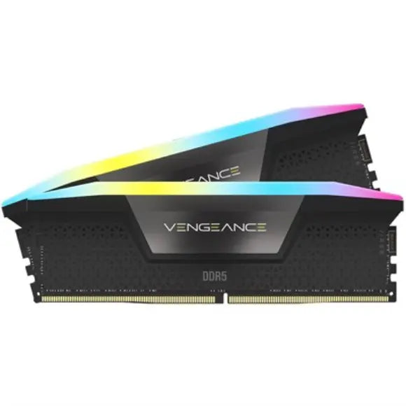 Corsair Vengeance RGB DDR5 32GB (2x16GB) DRAM 6000MHz Desktop Memory - Black - PakByte Computers 