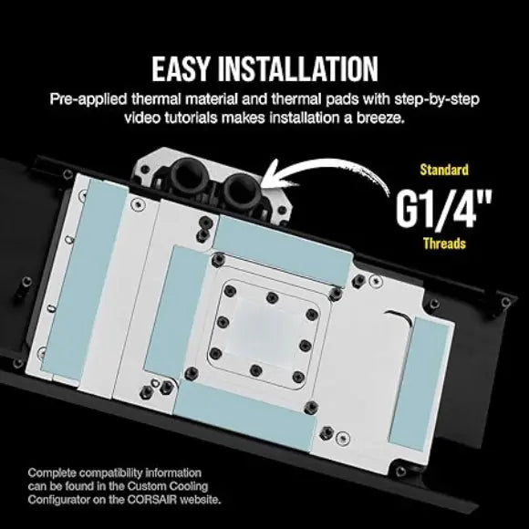 Corsair Hydro X Series, XG7 RGB GPU Water Block - PakByte Computers 