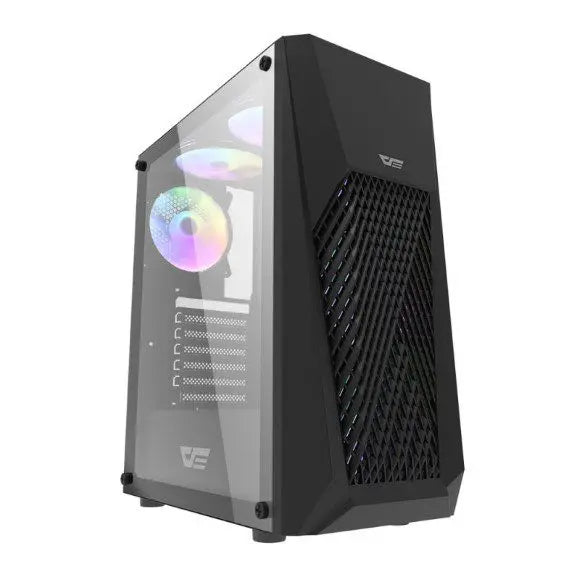DarkFlash DK150 ATX With 3 ARGB Fans Gaming Case - Black