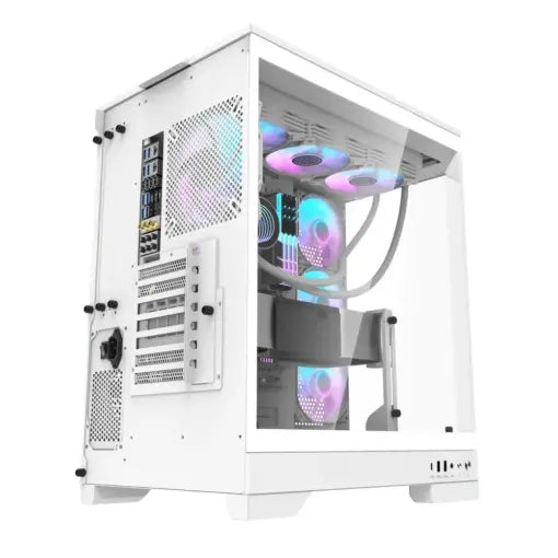 Darkflash DQX90 Gaming PC Case White - PakByte  