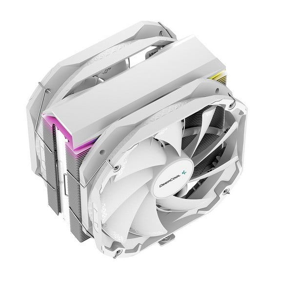 DeepCool AS500 Plus Single Tower ARGB CPU Air Cooler – White
