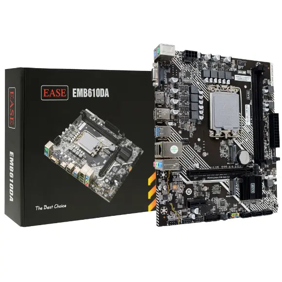 EASE EMB610DA DDR4 LGA1700 Motherboard - PakByte Computers 