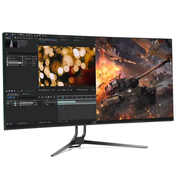 Ease PG34RWI - 60Hz 2K 1440p WQHD IPS 34" Curved Ultrawide Monitor