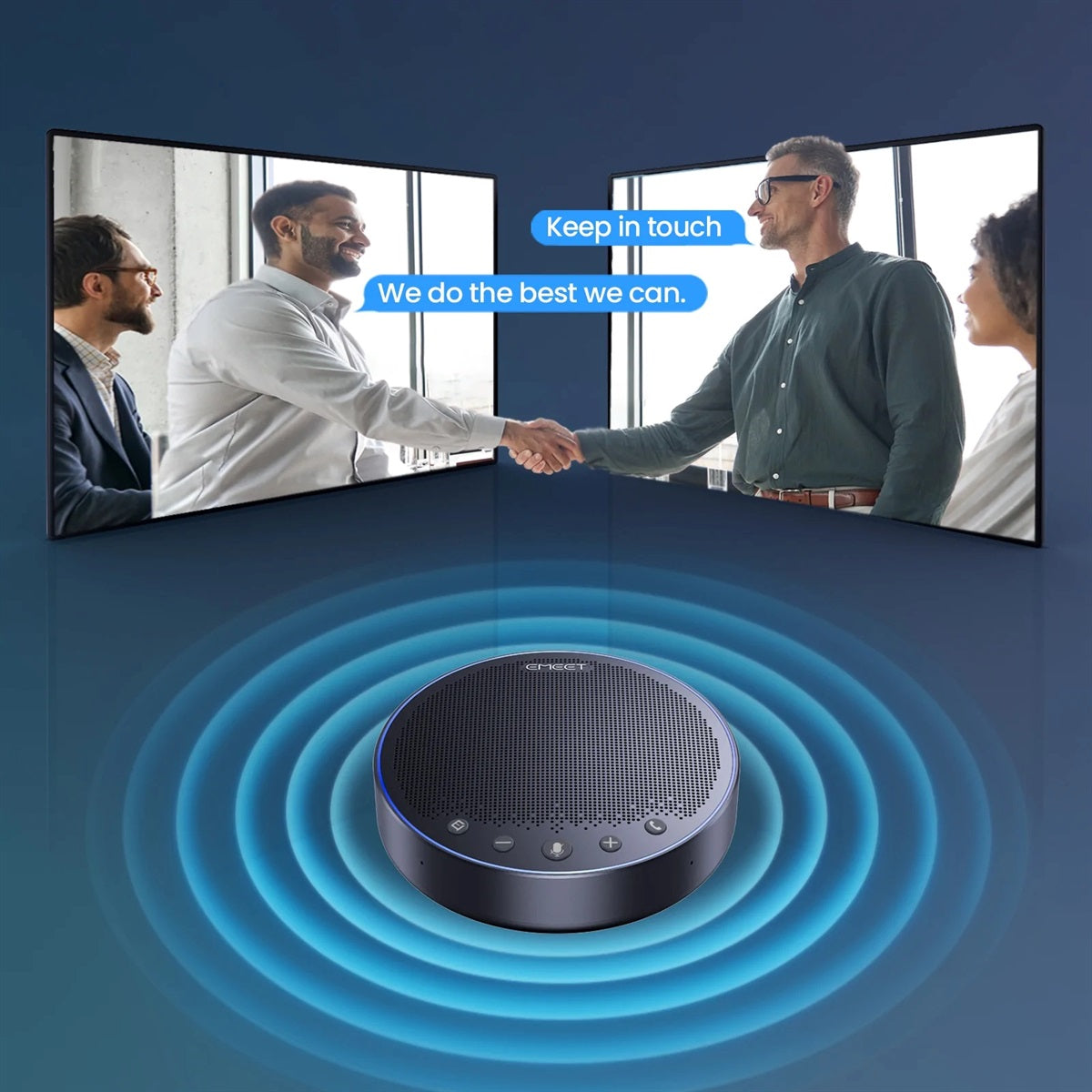 EMEET OfficeCore M3 Bluetooth Speakers - EasySkins, Inc. 