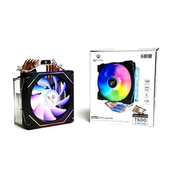 GFury Cool Storm GF-T600 RGB 6 Heat Pipes CPU Cooler