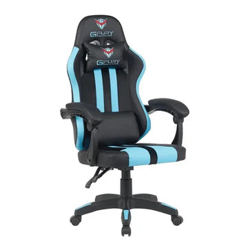 GFury KW-G8193 320mm Nylon Base Gaming Chair - Blue