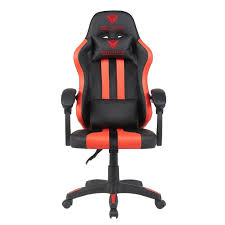 GFury KW-G8193 320mm Nylon Base Gaming Chair - Red