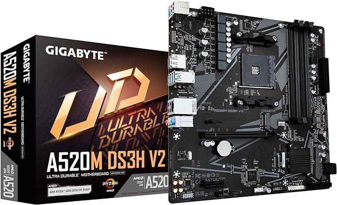 GIGABYTE A520M DS3H V2 Motherboard