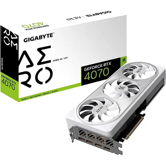 GIGABYTE GeForce RTX 4070 AERO OC 12G Graphics Card