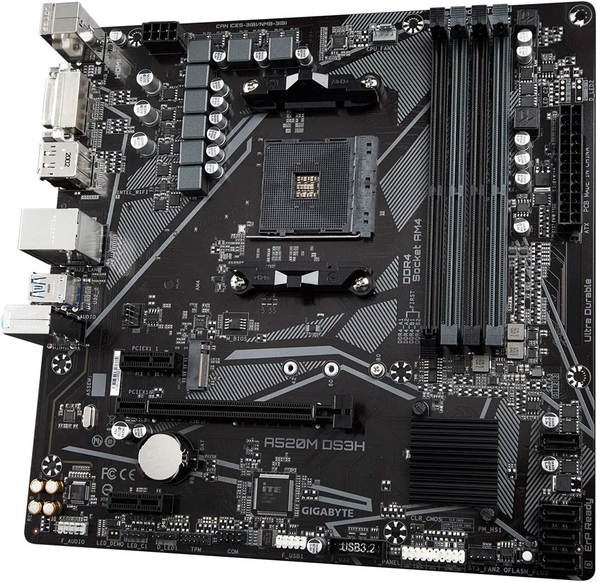 Gigabyte A520M DS3H AMD AM4 microATX Motherboard