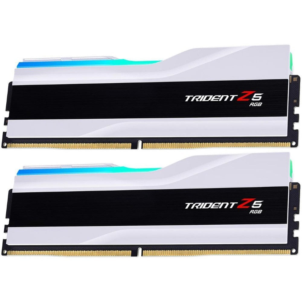 G.SKILL Trident Z5 RGB 64GB (2x32GB) DDR5 6000MHz CL30 Desktop Memory -  White