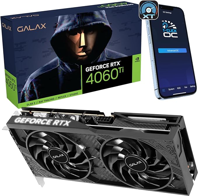 GALAX GeForce RTX™ 4060 Ti  OC 8GB GDDR6 Graphics Card - PakByte Computers 