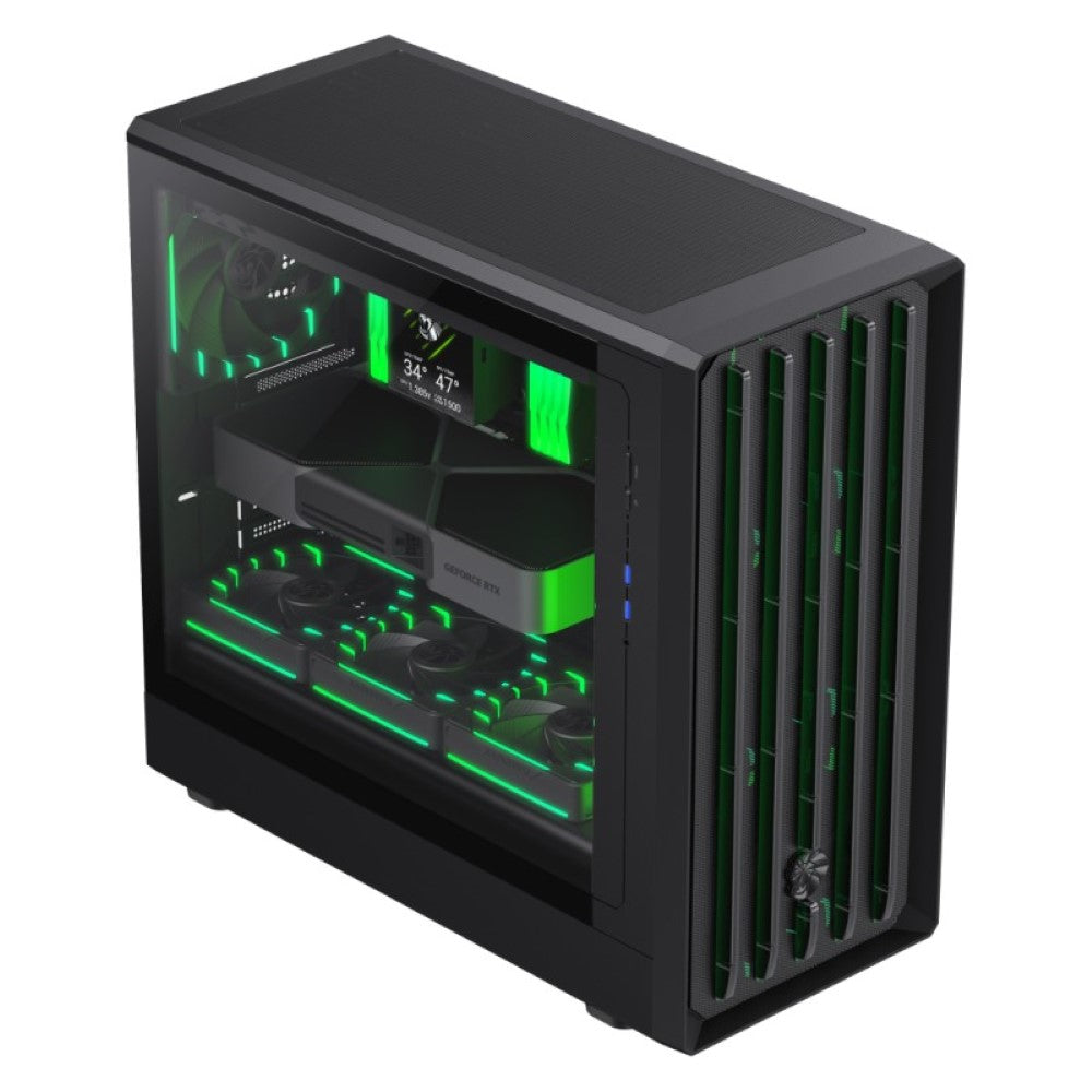 GameMax CLAW 460 Mid Tower Where Air Moves With Style Gaming Case – Black