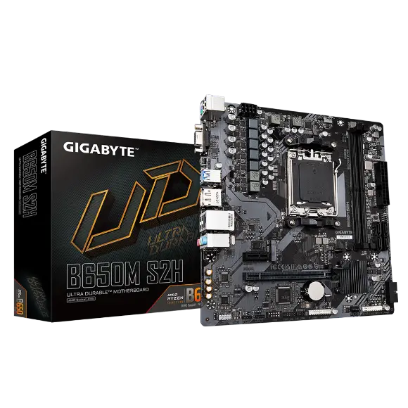 Gigabyte B650M S2H DDR5 AMD AM5 microATX Motherboard - PakByte Computers 
