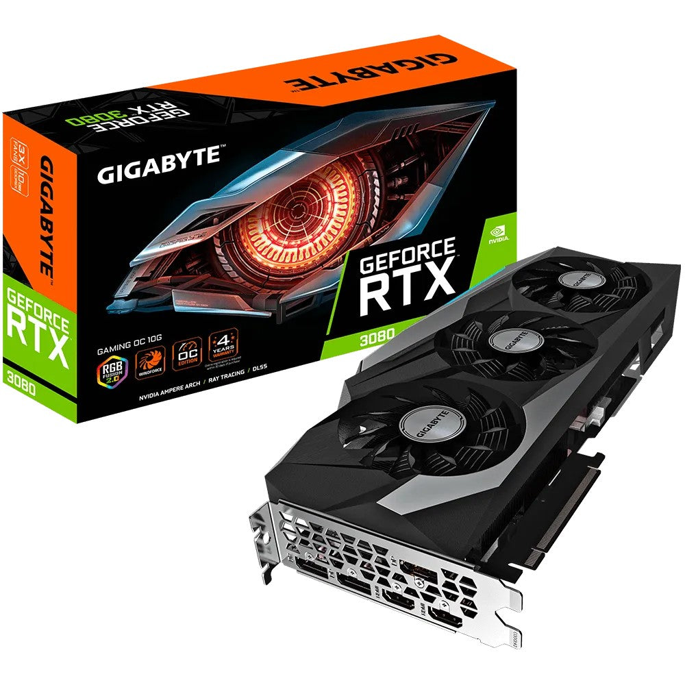 Gigabyte GeForce RTX 3080 Gaming OC 10G, GDDR6X Graphics Card