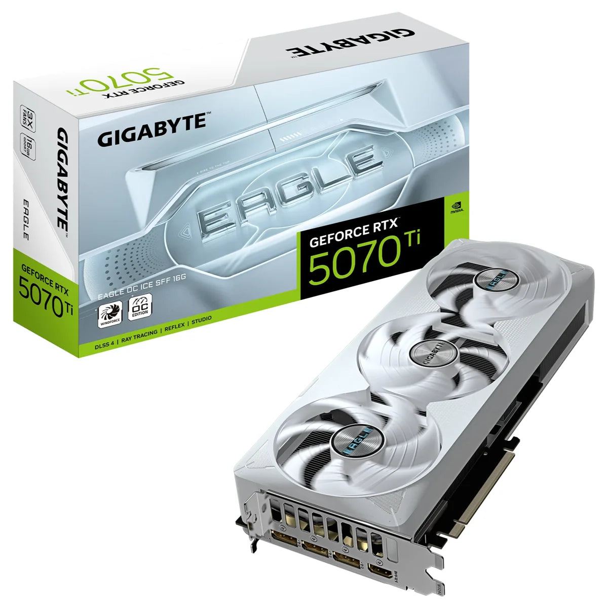 Gigabyte GeForce RTX 5070 Ti EAGLE OC ICE SFF 16G Graphics Card