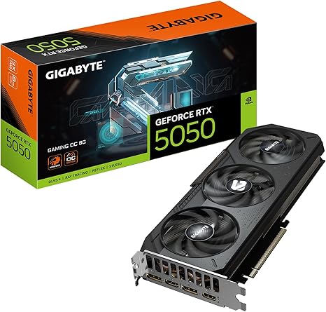 GIGABYTE GeForce RTX 5050 Gaming OC 8G Graphics Card