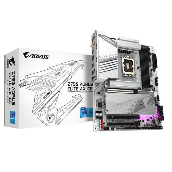 Gigabyte Z790 AORUS ELITE AX ICE DDR5 Motherboard