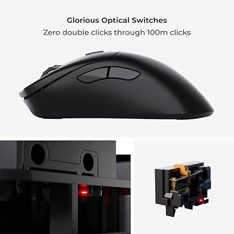 Glorious Gaming Model D 2 PRO Wireless Gaming Mouse - Matte Black - PakByte Computers  