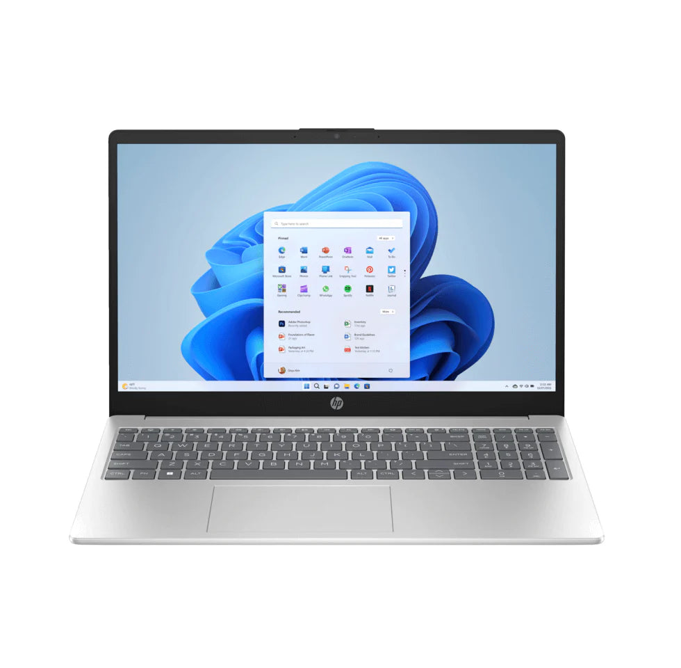 HP 15S-FD0110TU 15.6 FHD Antiglare Intel Core i7 1355U 16GB DDR4 512GB PCIe Windows 11 Home - Natural Silver - PakByte Computers  
