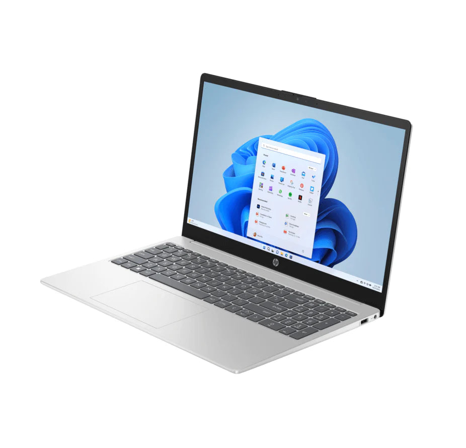 HP 15S-FD0110TU 15.6 FHD Antiglare Intel Core i7 1355U 16GB DDR4 512GB PCIe Windows 11 Home - Natural Silver - PakByte Computers  