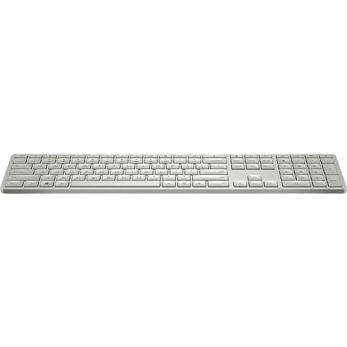 HP 970 Programmable Wireless Keyboard (Silver), Works with Windows & MacOS - PakByte Computers  