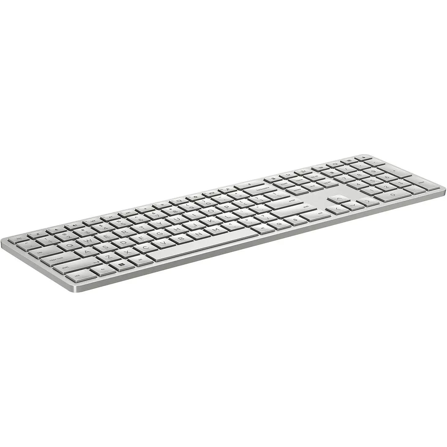 HP 970 Programmable Wireless Keyboard (Silver), Works with Windows & MacOS - PakByte Computers  