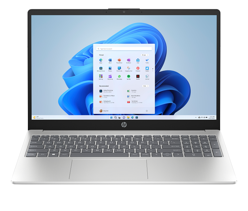 HP Laptop 15-FD0358TU | Intel® Core™ i7-1355U, 8GB RAM DDR4, 512 GB M.2 SSD, 15.6" FHD Display, Backlit, Windows 11 Home, Natural silver - PakByte Computers  