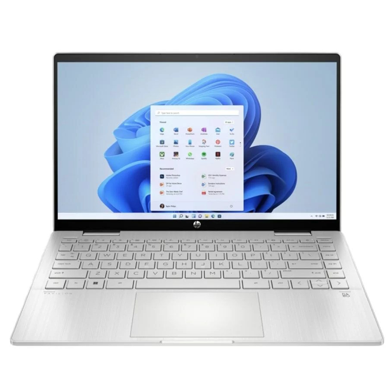 HP Pavilion x360 Laptop 14-ek1056TU | 13th Gen Core i7 1355u Processor - Natural Silver - PakByte Computers  