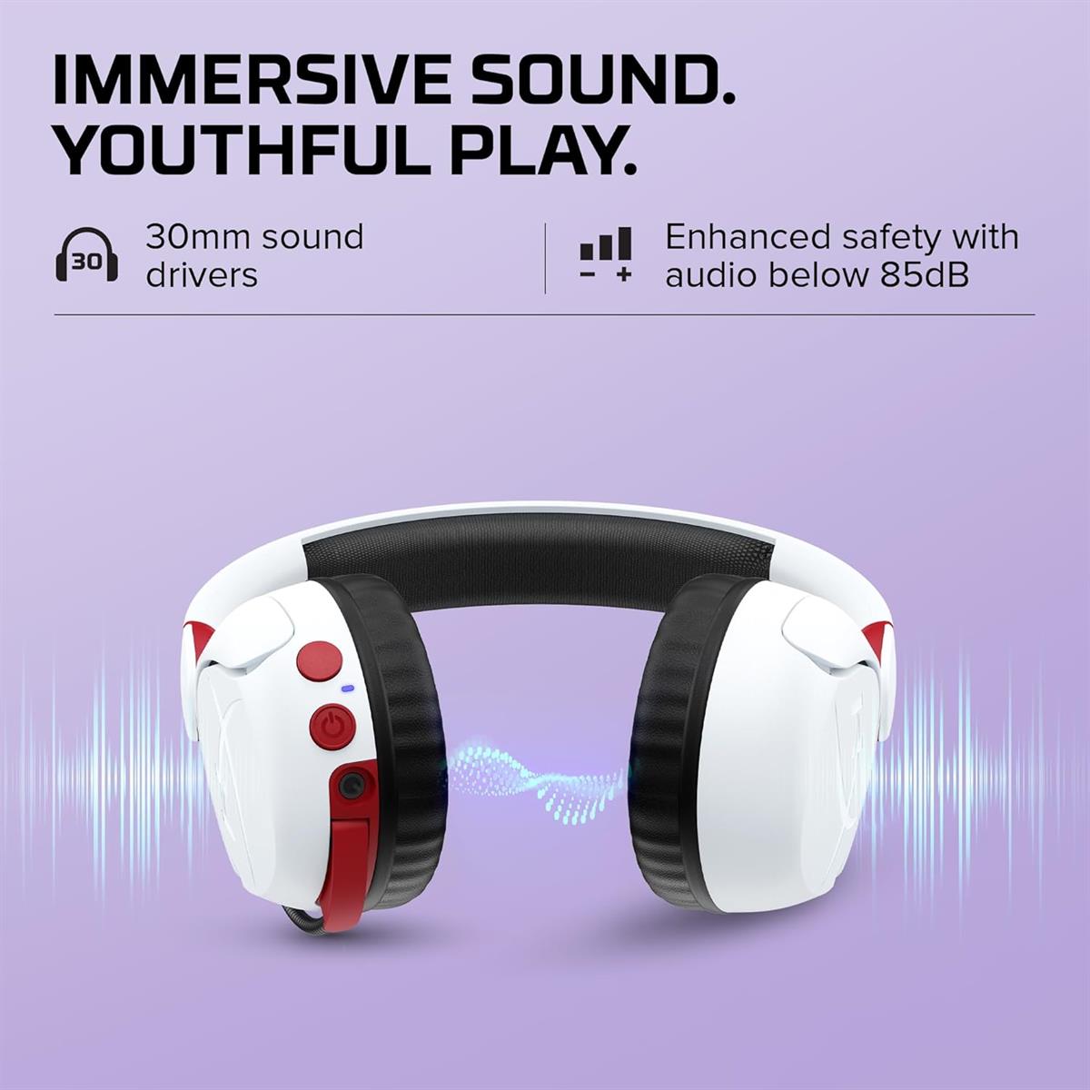 HyperX Cloud Mini Wireless Gaming Headset - White - PakByte Computers  