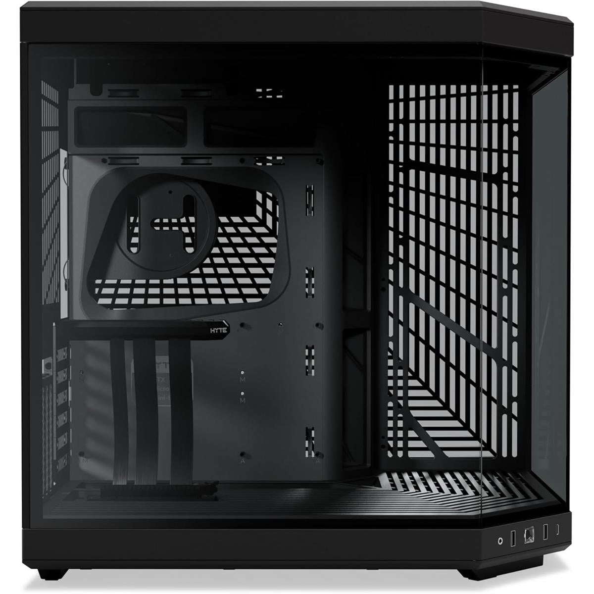 Hyte Y70 Modern Aesthetic Mid-Tower ATX Gaming Case - Black - EasySkins, Inc 