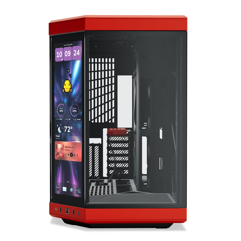 Hyte Y70 Touch Infinite Modern Aesthetic Mid-Tower ATX Gaming Case - Cherry - PakByte  