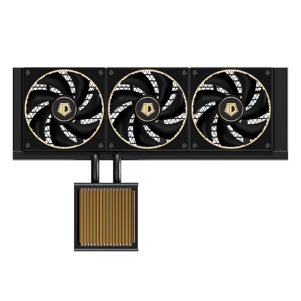 ID-COOLING DX360 GDL 360mm AIO Liquid CPU Cooler - Black/Gold