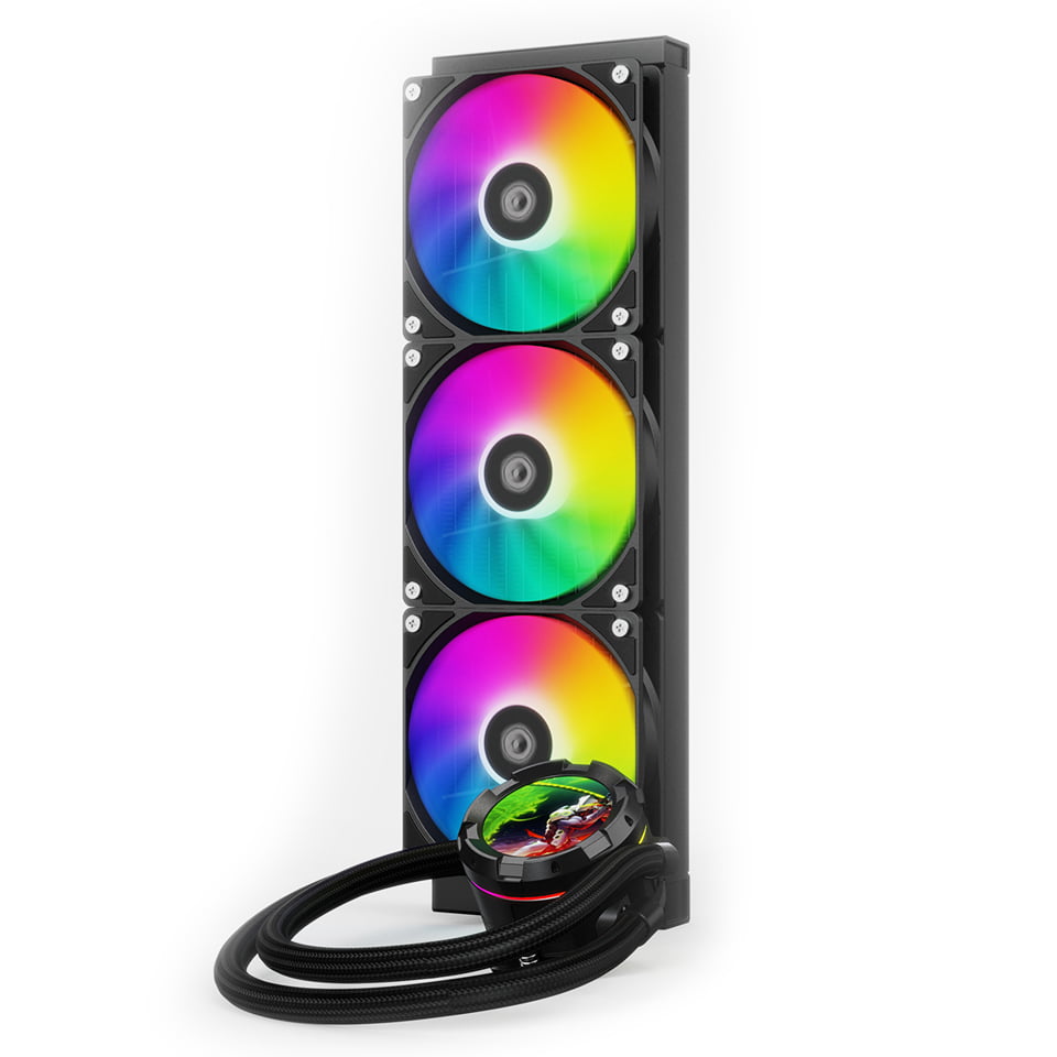 ID-COOLING SL360 XE LCD 360mm AIO CPU Cooler - Black - PakByte Computers  