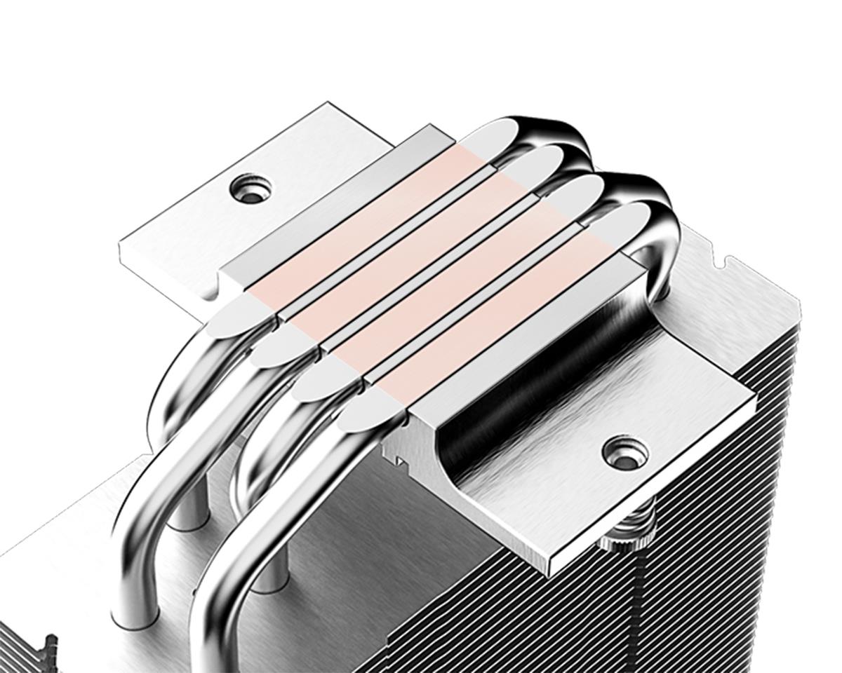 ID-Cooling SE-214-XT ARGB White CPU Air Cooler - PakByte  