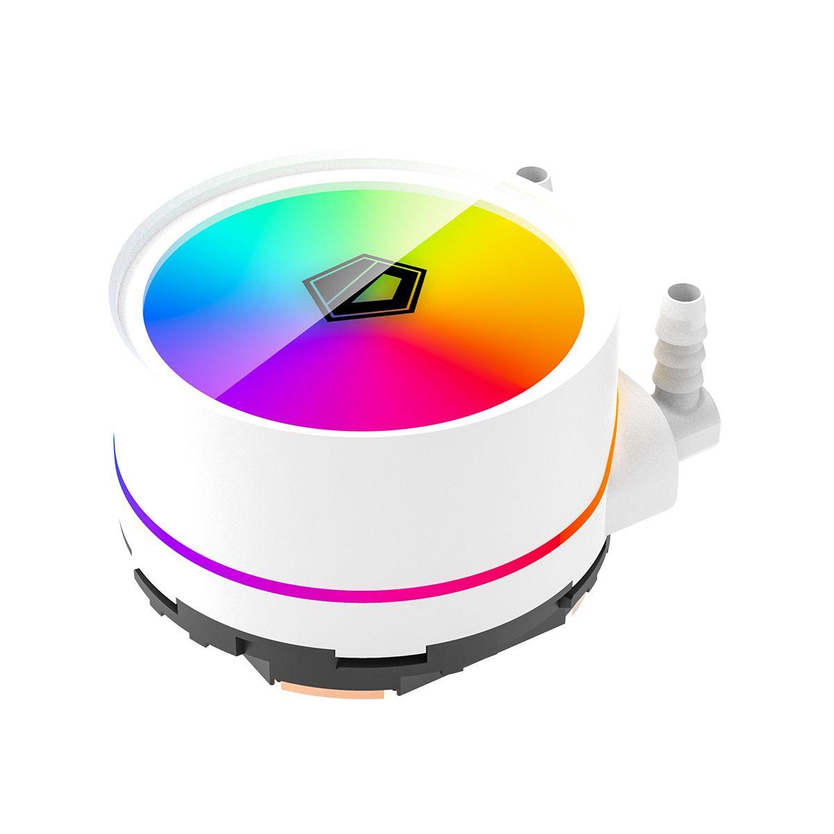 ID-Cooling ZoomFlow 240 XT V2 ARGB AIO 240mm Liquid CPU Cooler - White - PakByte Computers  