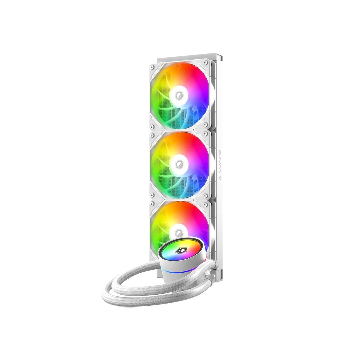 ID-Cooling ZoomFlow 360 XT V2 ARGB AIO 360mm Liquid CPU Cooler - White - PakByte Computers  