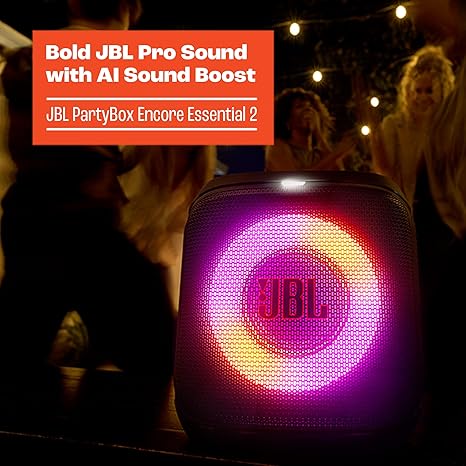 JBL PartyBox Encore Essential 2 - Portable Battery-Powered Party Speaker - Black