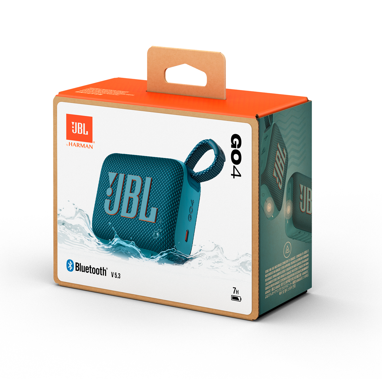 JBL Go 4 Portable Waterproof Speaker - Blue