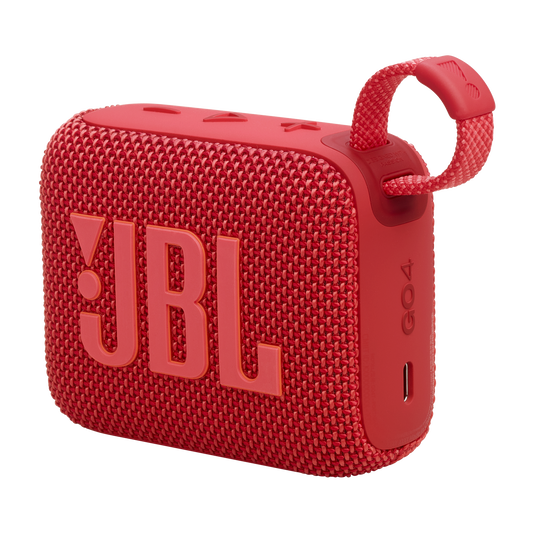 JBL Go 4 Portable Waterproof Speaker - Red