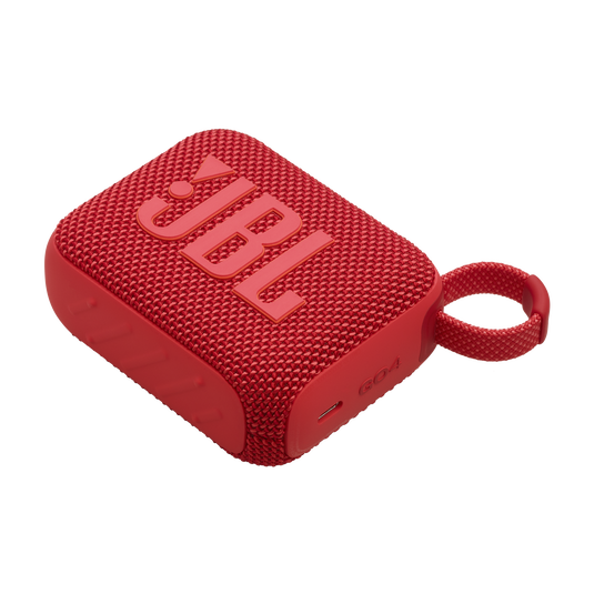 JBL Go 4 Portable Waterproof Speaker - Red