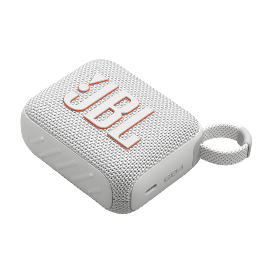 JBL Go 4 Portable Waterproof Speaker - White - PakByte Computers  