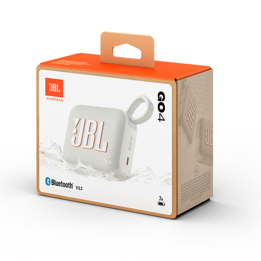 JBL Go 4 Portable Waterproof Speaker - White - PakByte Computers  