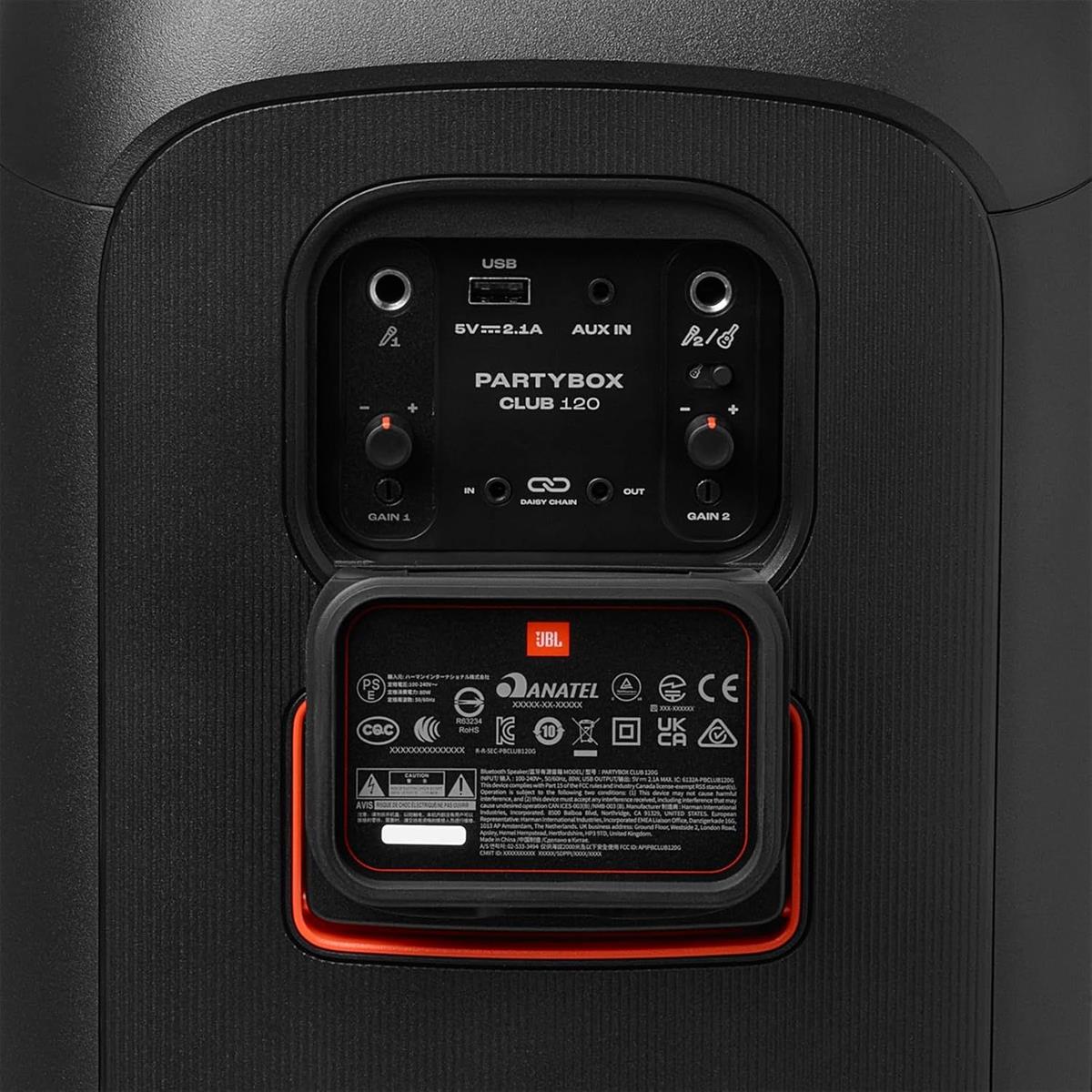 JBL PartyBox Club 120 - Portable Party Speaker with Foldable Handle - Black - PakByte Computers  